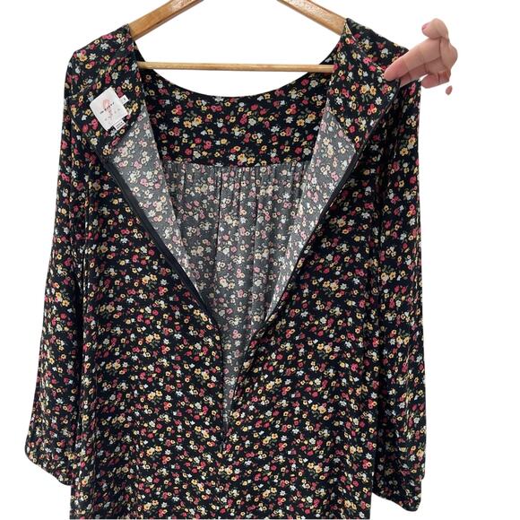 The Nines by Hatch Micro Ditsy Floral Boho Cottagecore Maternity Dress Size Med - Picture 8 of 11